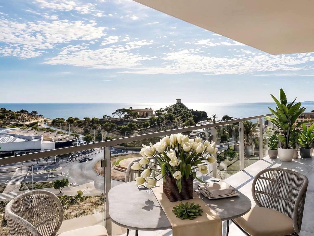 2 sypialnia Penthouse na sprzedaż w La Villajoyosa / Vila Joiosa z basenem garażem - 560 000 € (Ref: 10165259)
