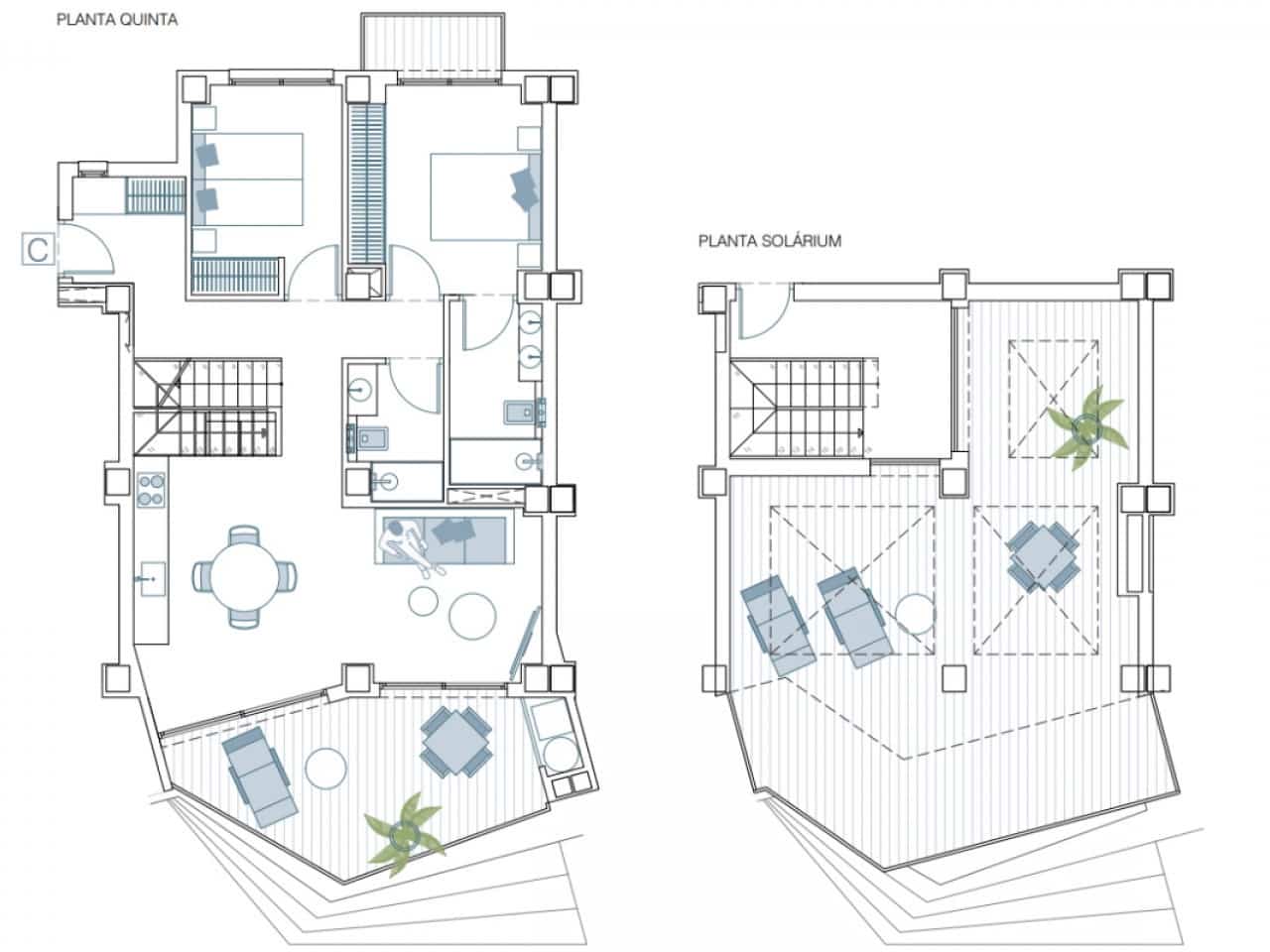 2 sypialnia Penthouse na sprzedaż w La Villajoyosa / Vila Joiosa z basenem garażem - 560 000 € (Ref: 10165259)