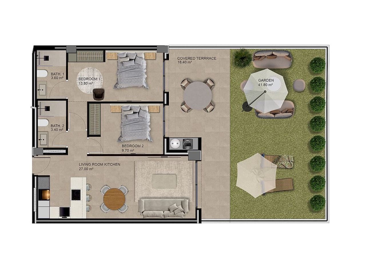 2 soveværelse Lejlighed til salg i Guardamar del Segura med swimmingpool garage - € 275.000 (Ref: 10184890)