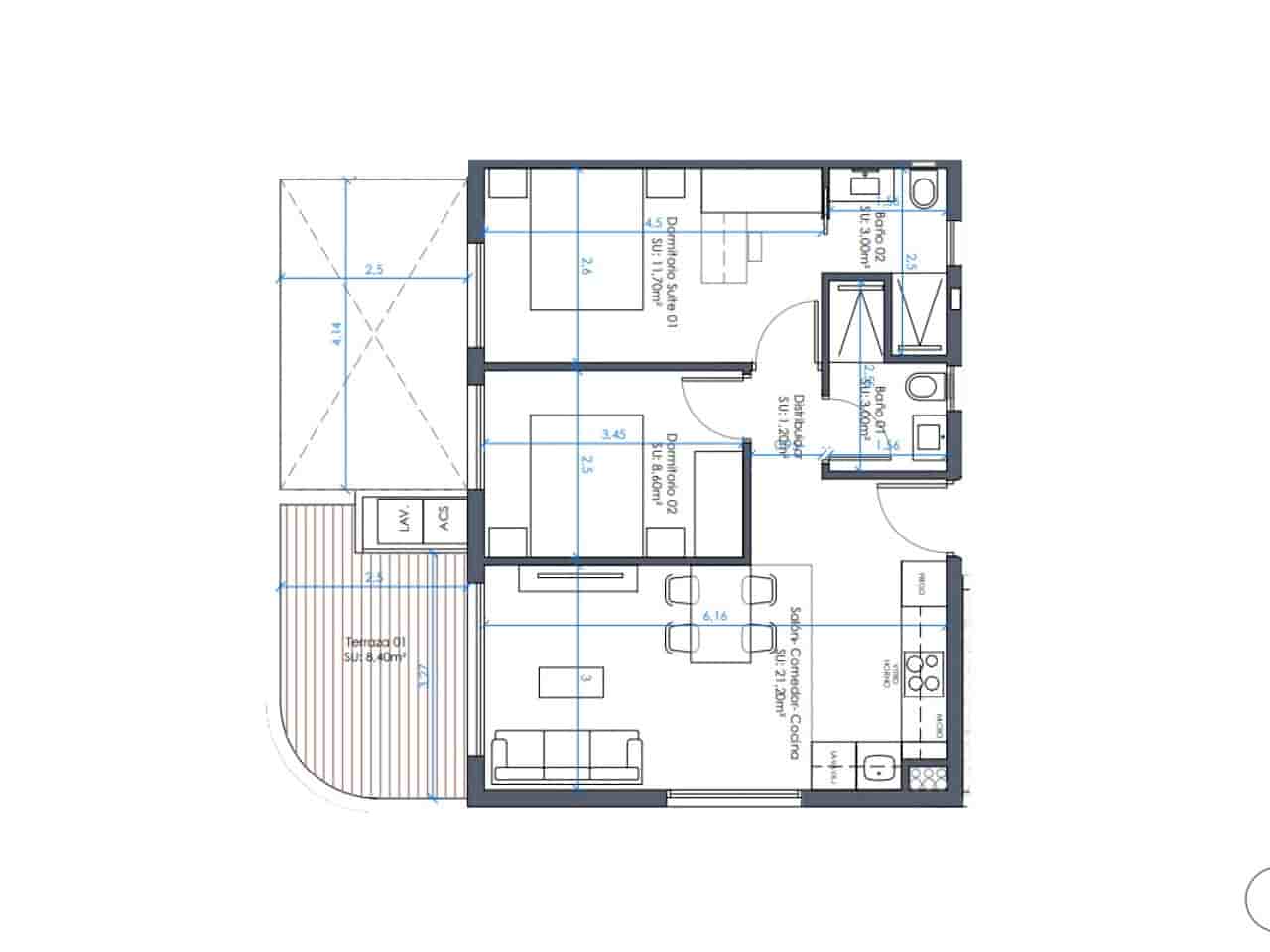 3 slaapkamer Appartement te koop in Guardamar del Segura met zwembad garage - € 435.000 (Ref: 10184895)