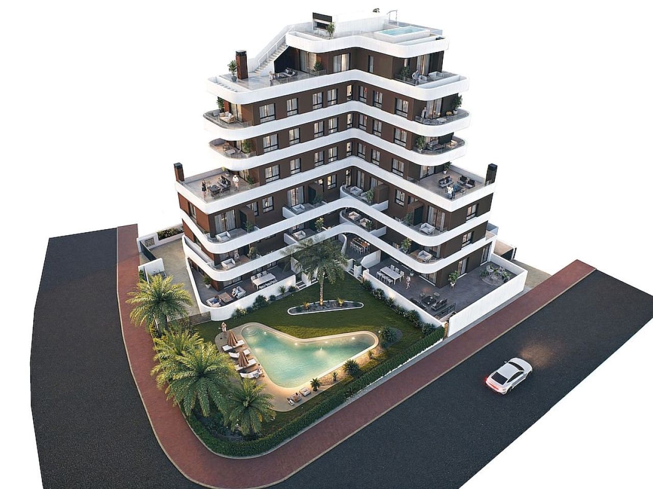 3 slaapkamer Appartement te koop in Guardamar del Segura met zwembad garage - € 435.000 (Ref: 10184895)