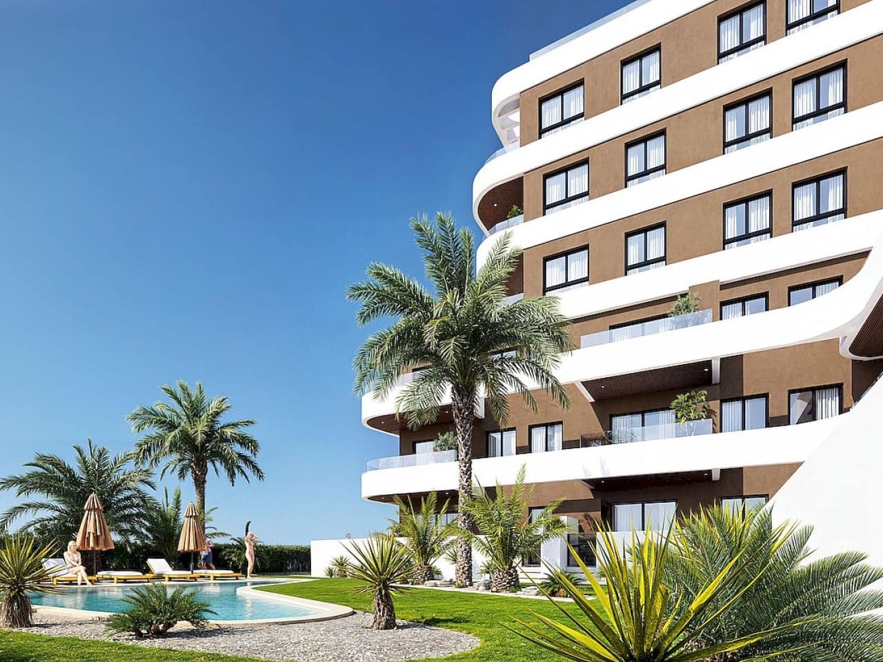 3 slaapkamer Appartement te koop in Guardamar del Segura met zwembad garage - € 435.000 (Ref: 10184895)