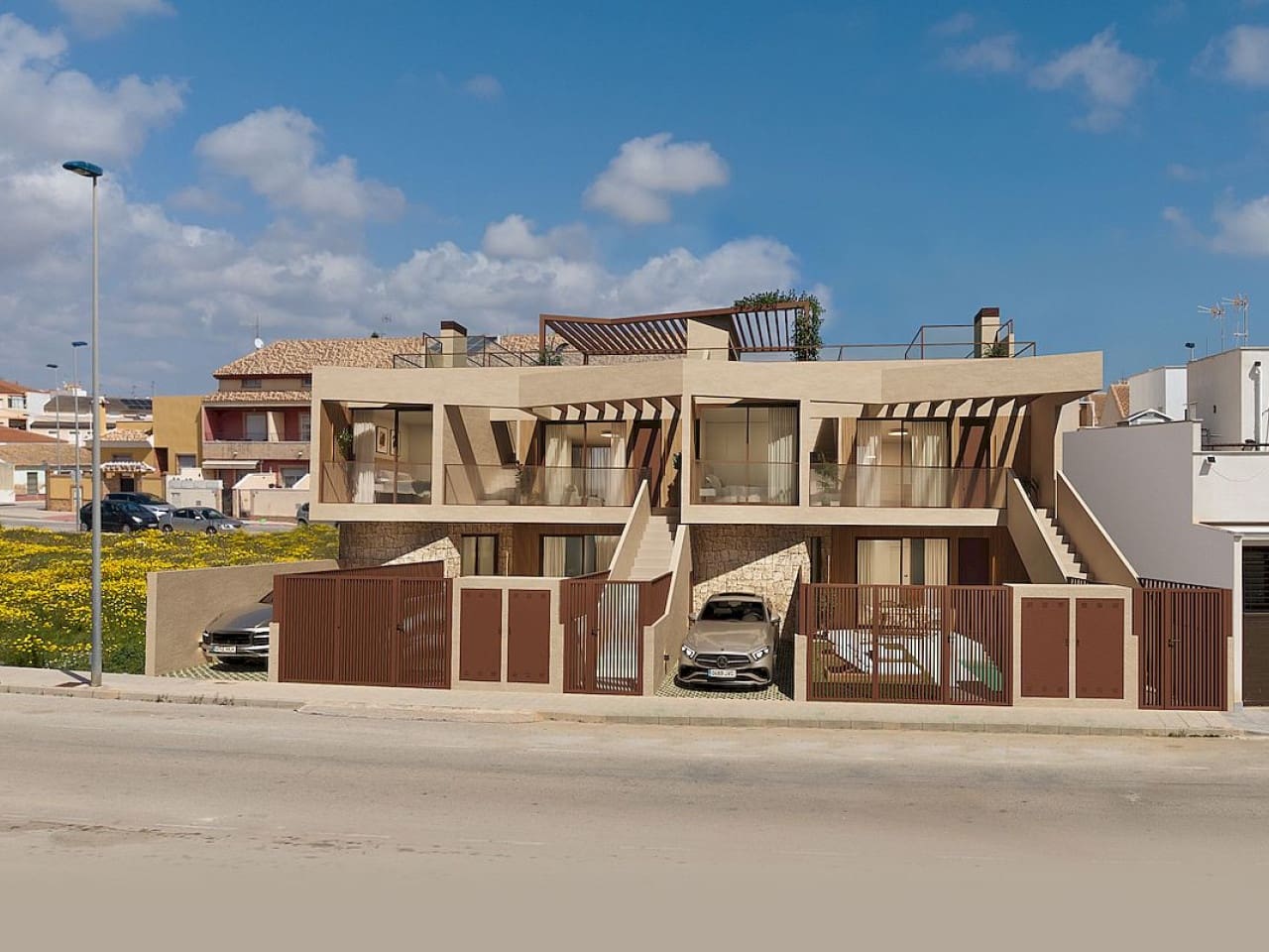 3 soverom Rekkehus til salgs i San Pedro del Pinatar med svømmebasseng garasje - € 342 900 (Ref: 10184898)