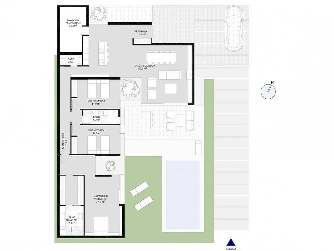 4 makuuhuone Huvila myytävänä paikassa Banos y Mendigo mukana uima-altaan - 565 000 € (Ref: 9318188)