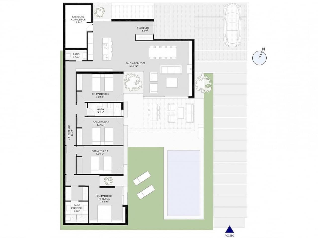 4 makuuhuone Huvila myytävänä paikassa Banos y Mendigo mukana uima-altaan - 565 000 € (Ref: 9318188)