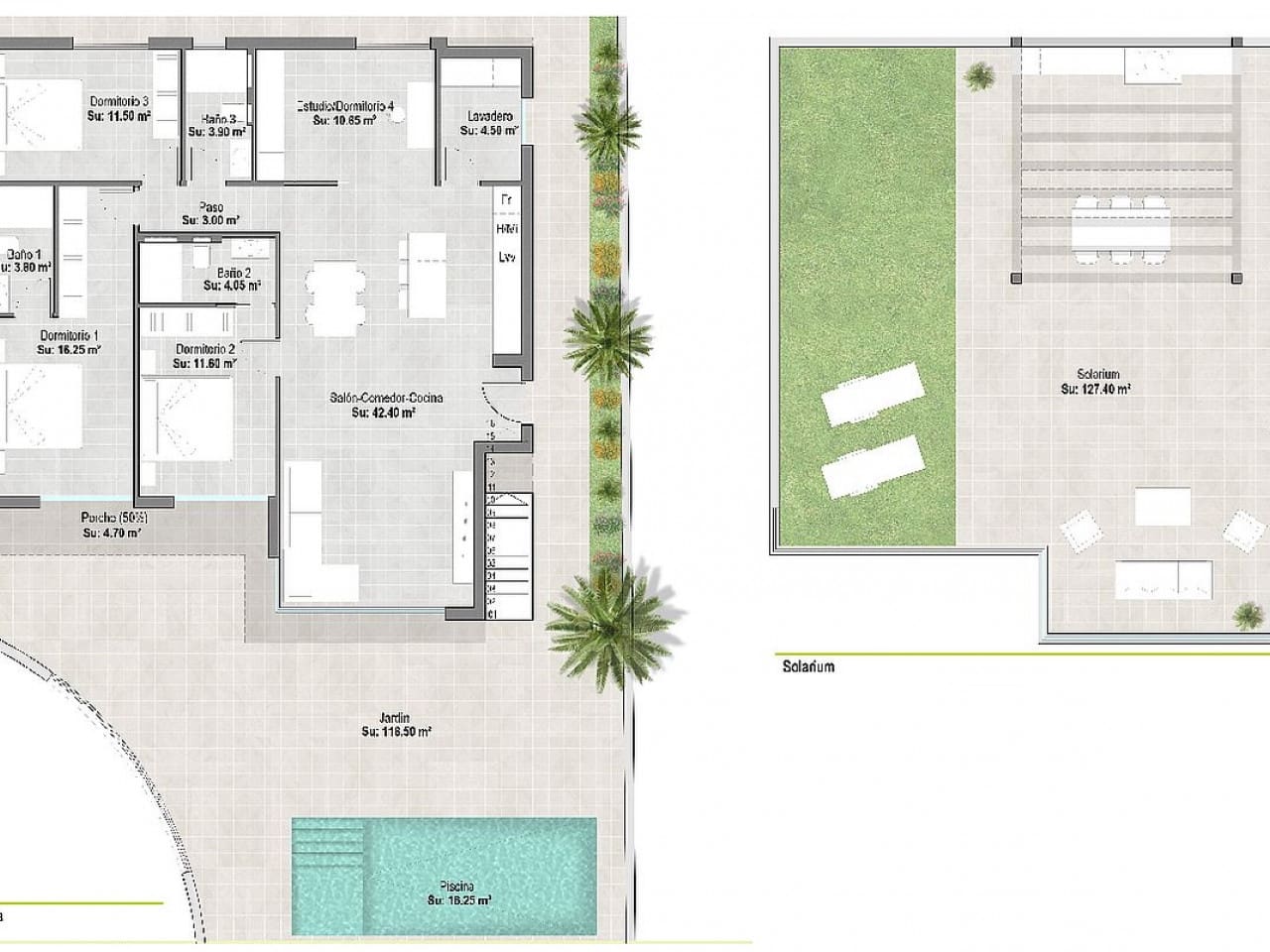 3 makuuhuone Huvila myytävänä paikassa Alhama de Murcia mukana uima-altaan - 369 900 € (Ref: 9318189)