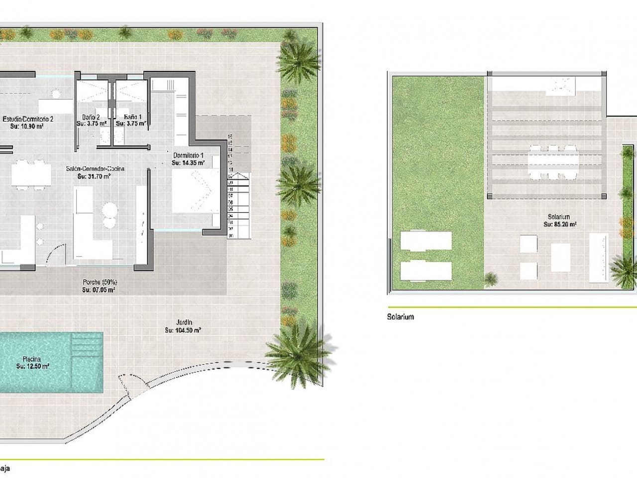3 makuuhuone Huvila myytävänä paikassa Alhama de Murcia mukana uima-altaan - 305 900 € (Ref: 9318190)