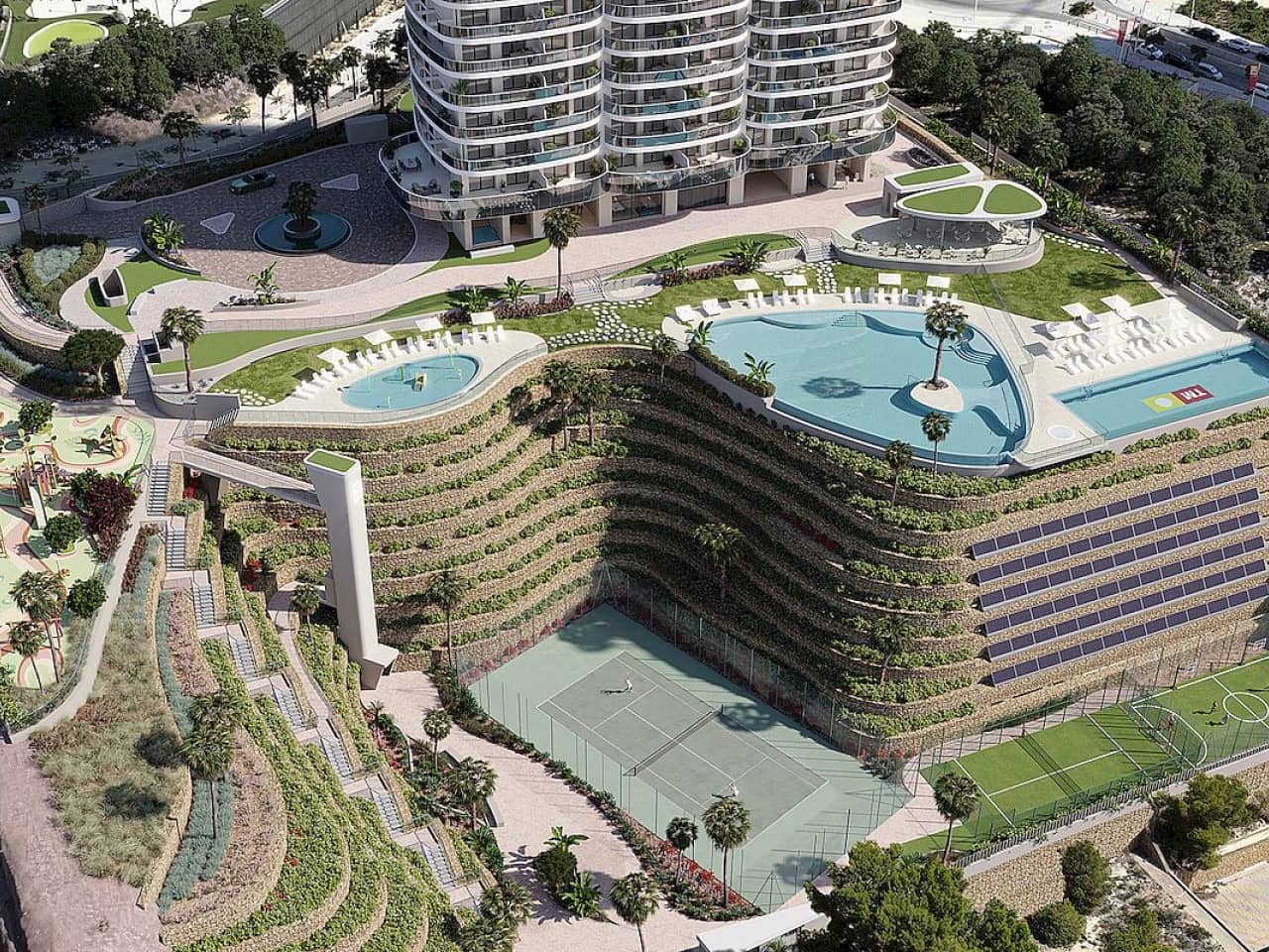 3 soveværelse Lejlighed til salg i Benidorm med swimmingpool - € 1.650.000 (Ref: 9318198)