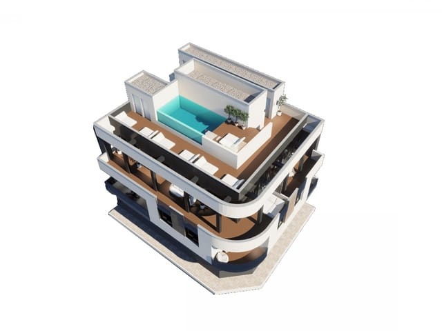 2 quarto Apartamento para venda em Torrevieja com piscina - 259 000 € (Ref: 9318201)