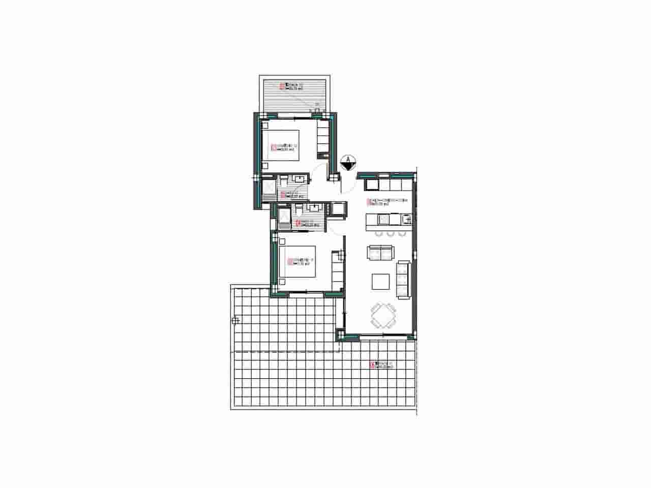 2 soveværelse Penthouse til salg i Aguas Nuevas med swimmingpool - € 399.000 (Ref: 9318212)