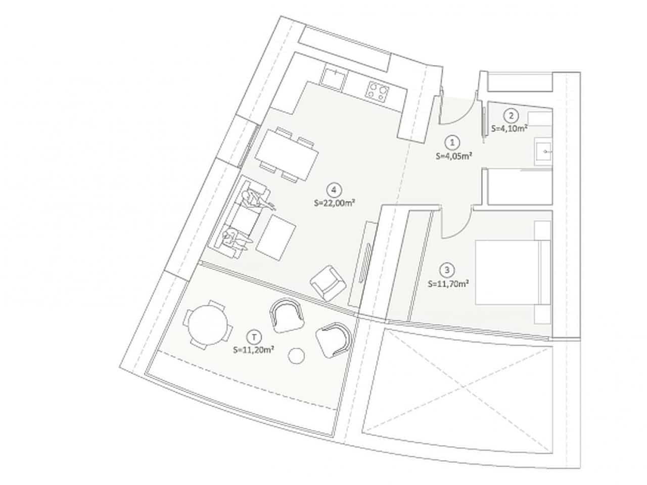 2 bedroom Apartment for sale in Benidorm with pool - € 1,058,000 (Ref: 9318222)