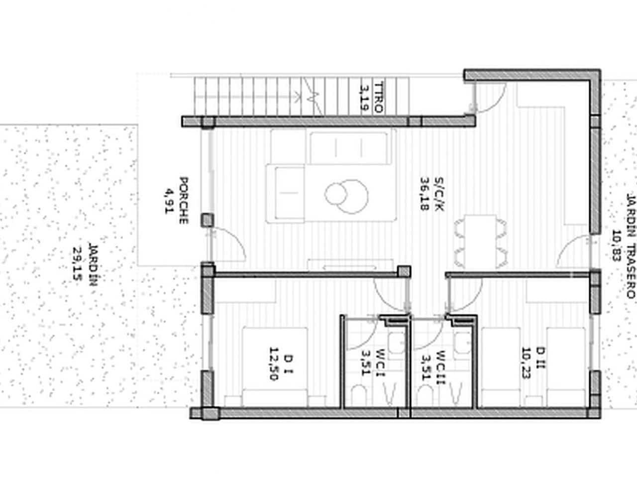 3 bedroom Terraced Villa for sale in San Miguel de Salinas with pool - € 249,900 (Ref: 9318234)