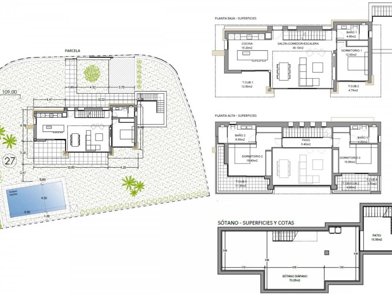 Chalet de 3 habitaciones en Benidorm en venta con piscina - 895.000 € (Ref: 9318236)