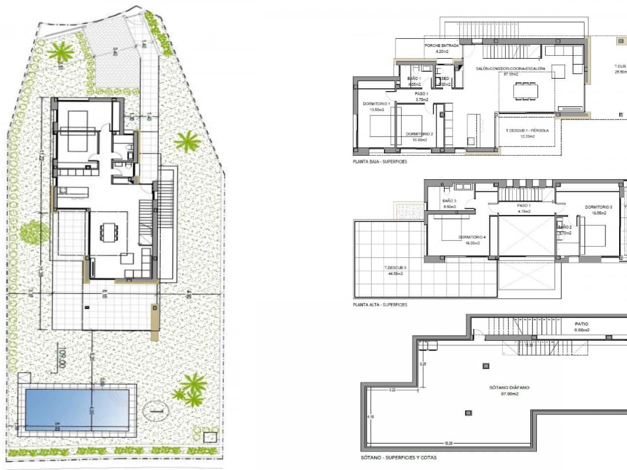 3 sypialnia Willa na sprzedaż w Benidorm z basenem - 995 000 € (Ref: 9318237)