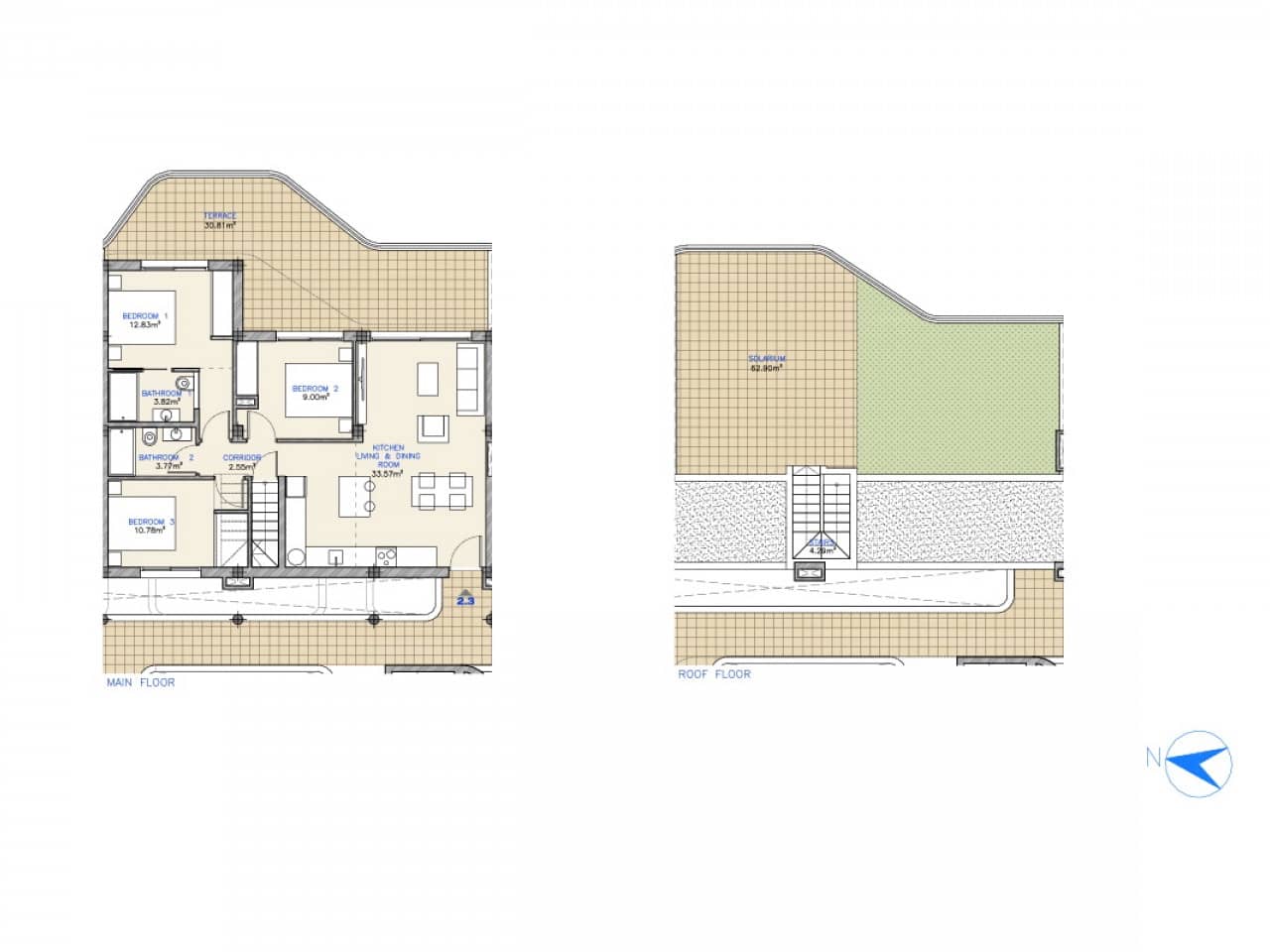 2 Zimmer Apartment zu verkaufen in Los Alcazares mit Pool - 265.000 € (Ref: 9318238)