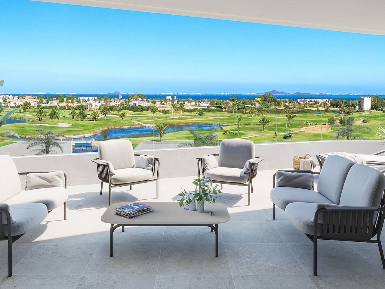 2 Zimmer Apartment zu verkaufen in Los Alcazares mit Pool - 265.000 € (Ref: 9318238)