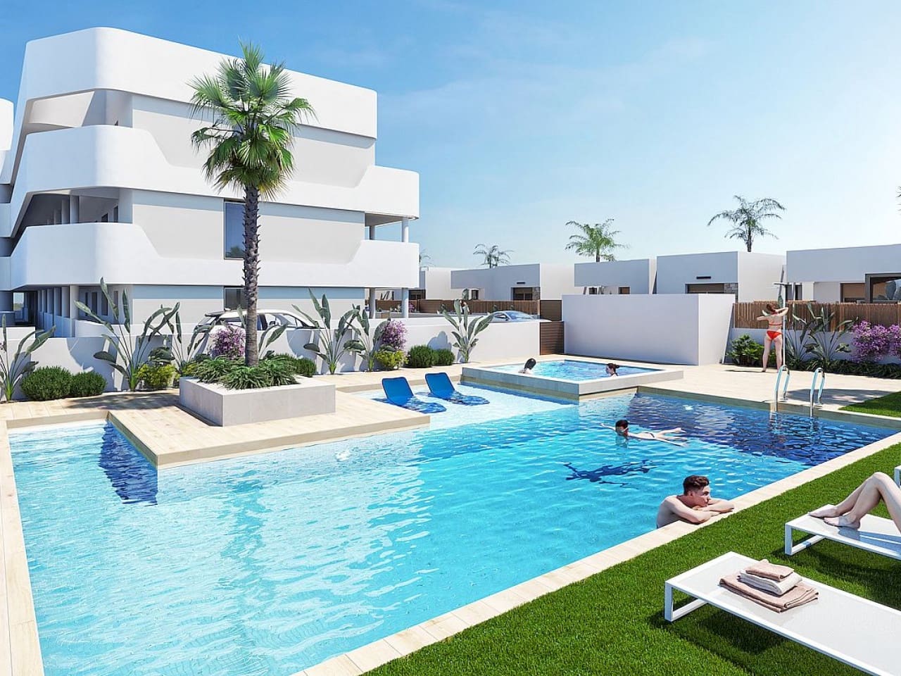 3 slaapkamer Penthouse te koop in Los Alcazares met zwembad garage - € 455.000 (Ref: 9318240)
