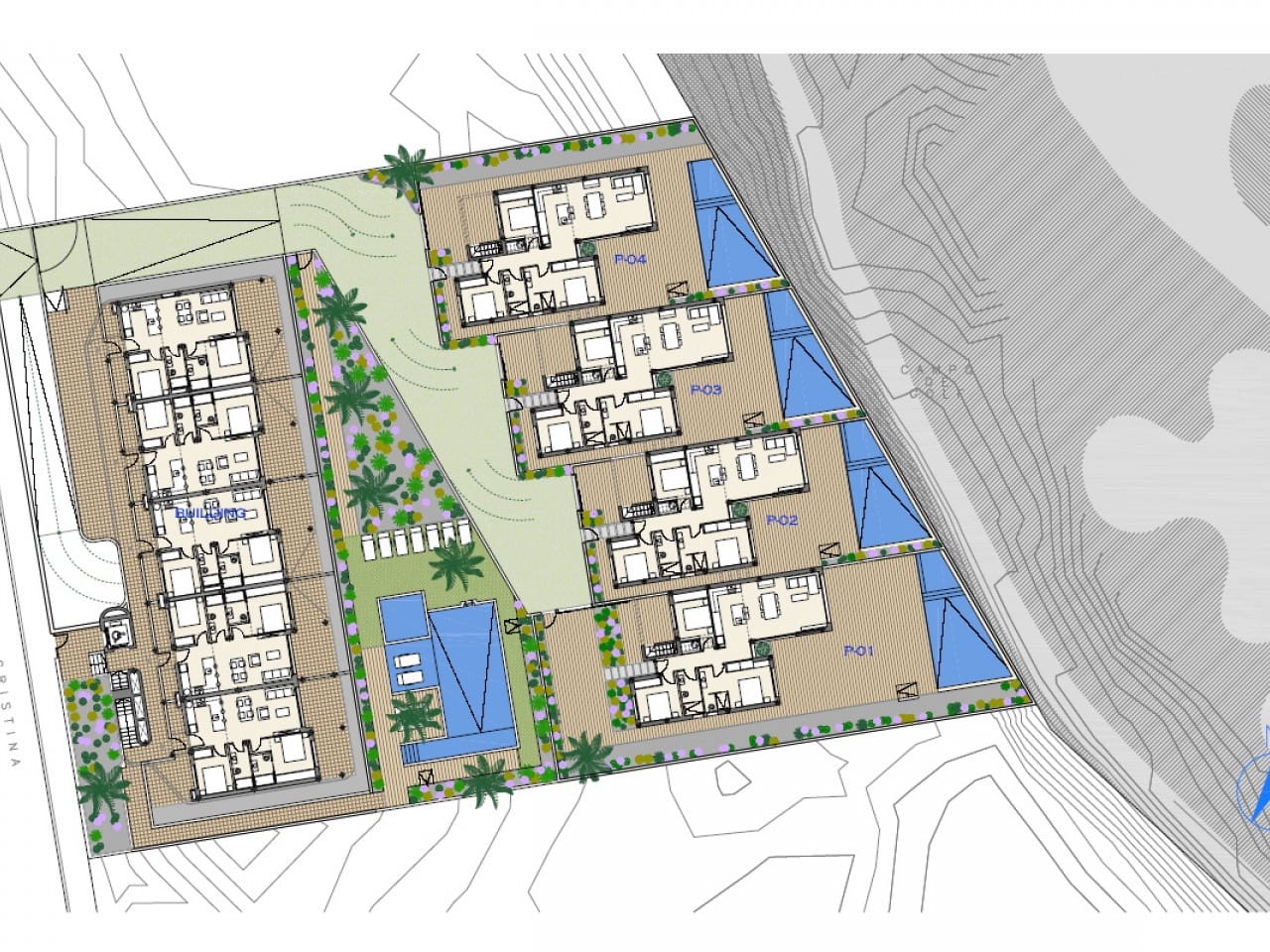 3 slaapkamer Penthouse te koop in Los Alcazares met zwembad garage - € 455.000 (Ref: 9318240)