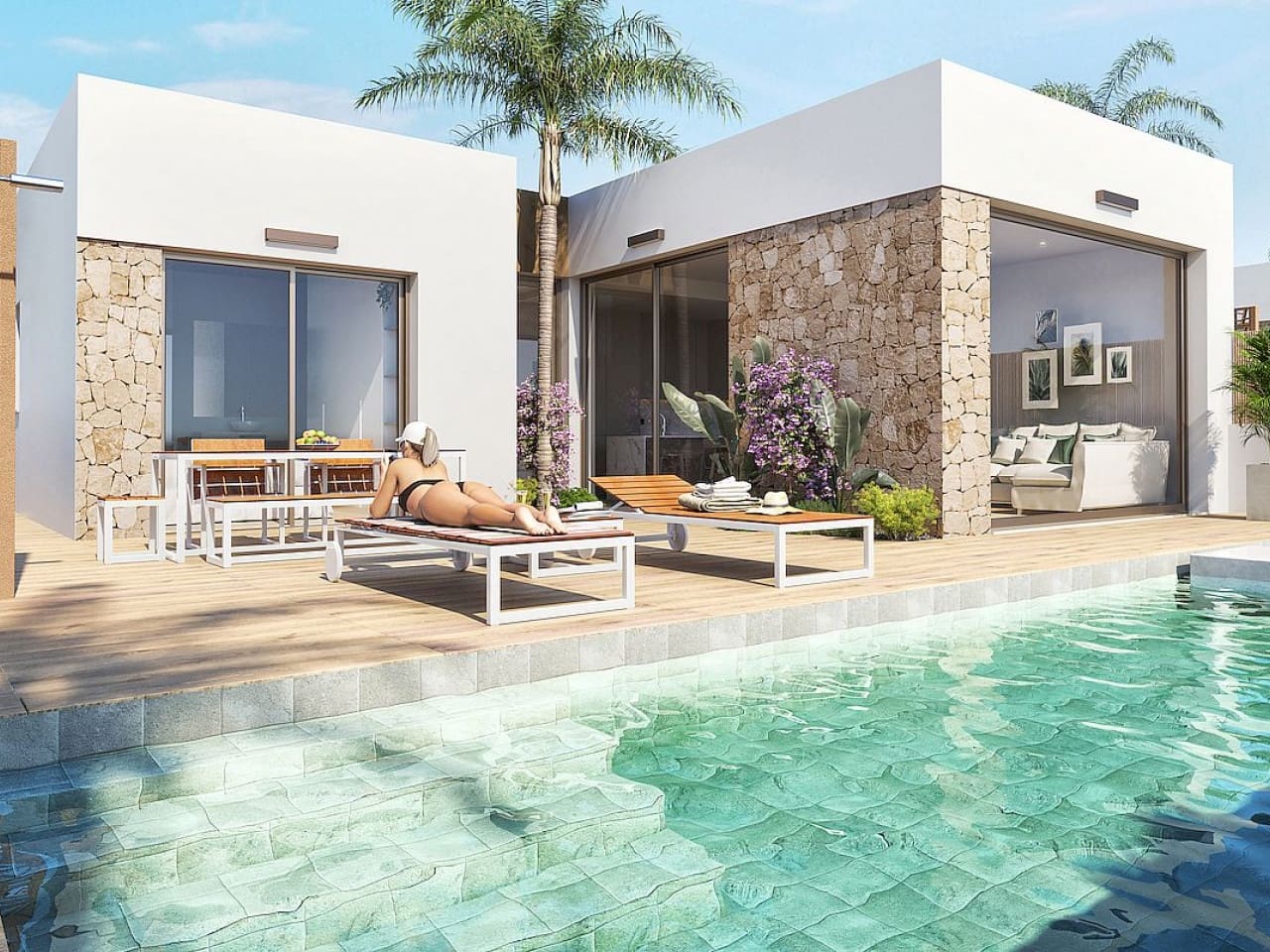 3 bedroom Villa for sale in Los Alcazares with pool - € 599,000 (Ref: 9318242)