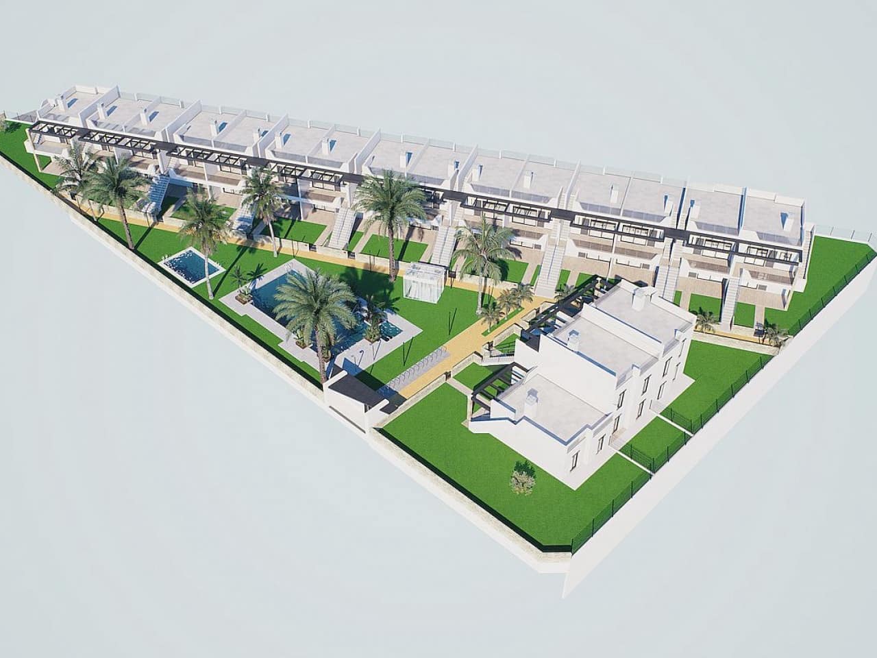 2 bedroom Terraced Villa for sale in Pilar de la Horadada with pool - € 293,000 (Ref: 9318251)