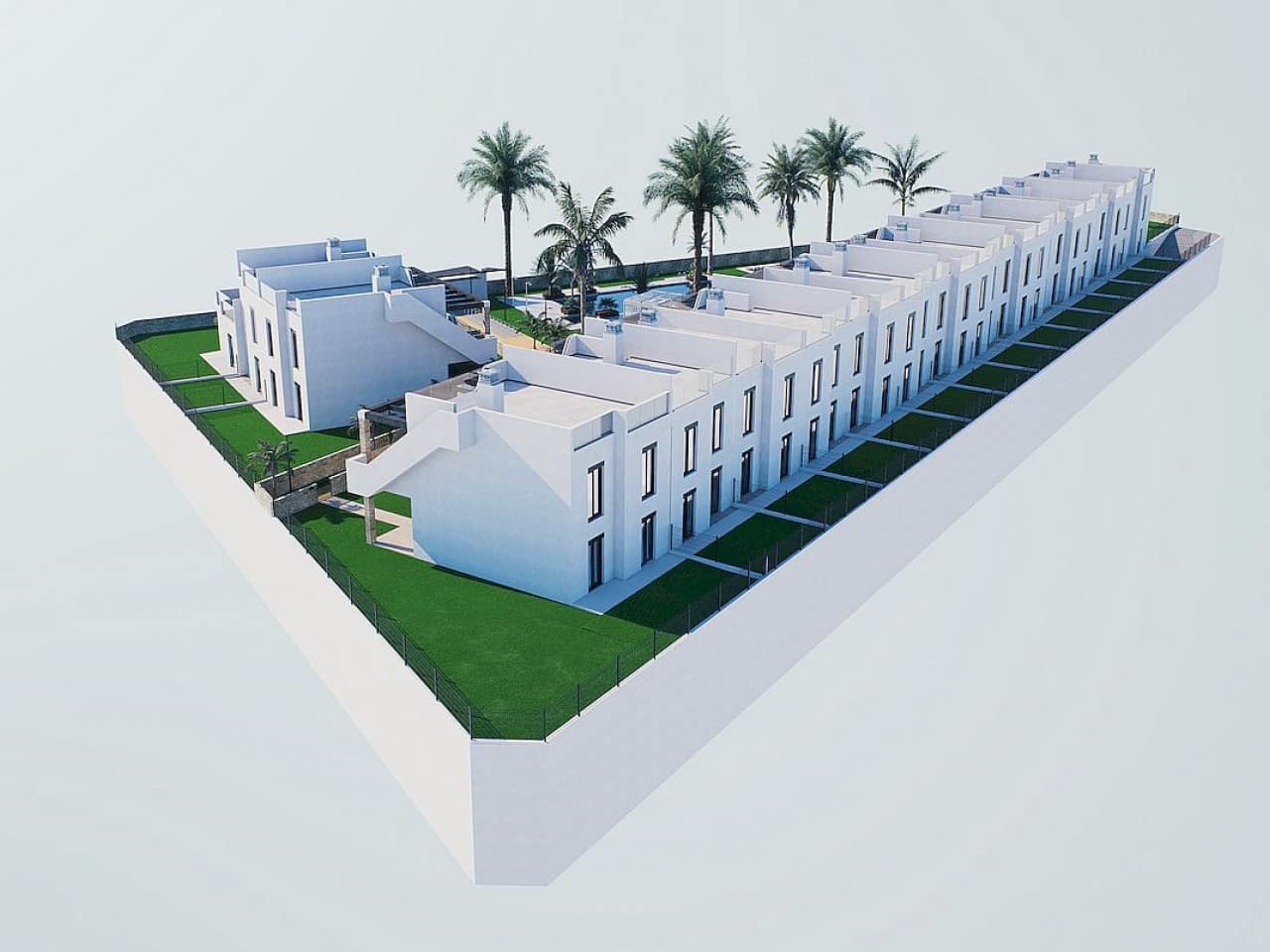 2 sovrum Radhus till salu i Pilar de la Horadada med pool - 296 000 € (Ref: 9318252)