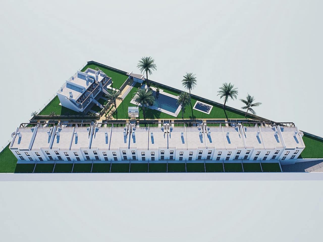 2 sovrum Radhus till salu i Pilar de la Horadada med pool - 296 000 € (Ref: 9318252)