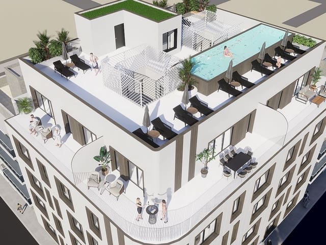 2 bedroom Apartment for sale in Torrevieja with pool - € 215,000 (Ref: 9318256)