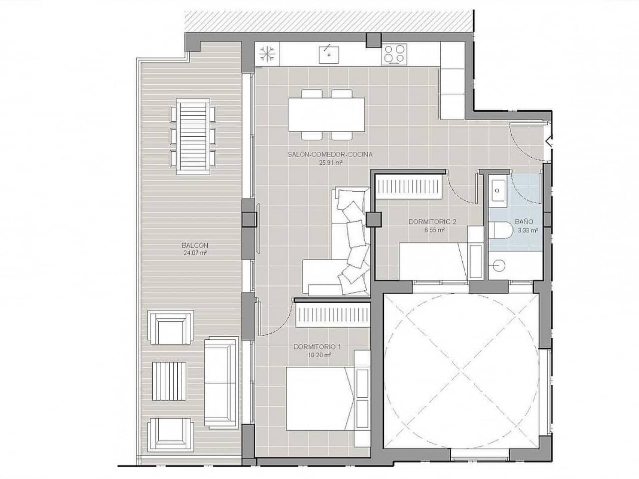 3 bedroom Penthouse for sale in Torrevieja with pool - € 410,000 (Ref: 9318258)