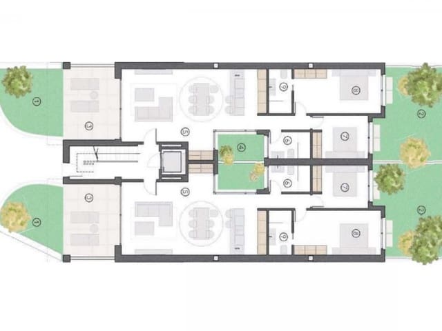 3 sovrum Radhus till salu i Los Alcázares med pool - 399 900 € (Ref: 9318259)