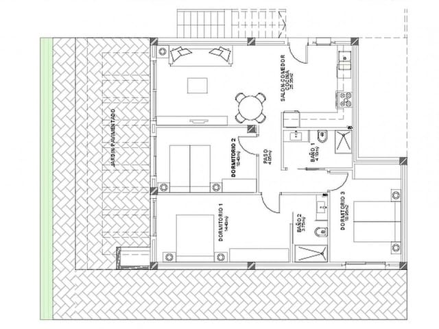 2 bedroom Terraced Villa for sale in Algorfa with pool - € 280,000 (Ref: 9318260)