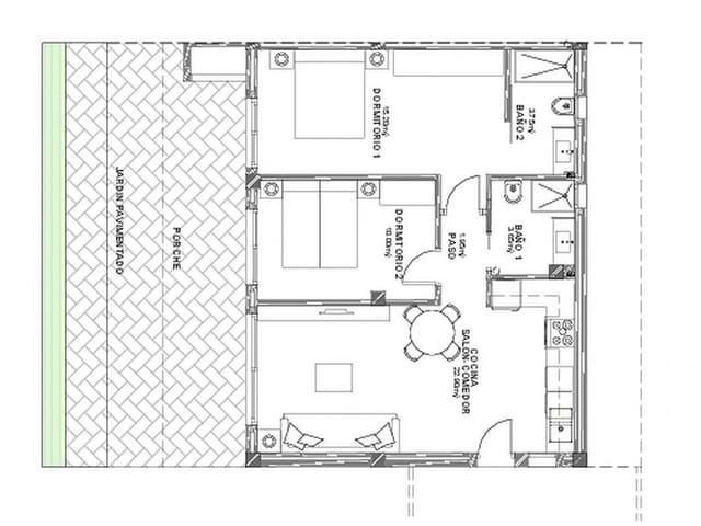 2 bedroom Terraced Villa for sale in Algorfa with pool - € 280,000 (Ref: 9318260)