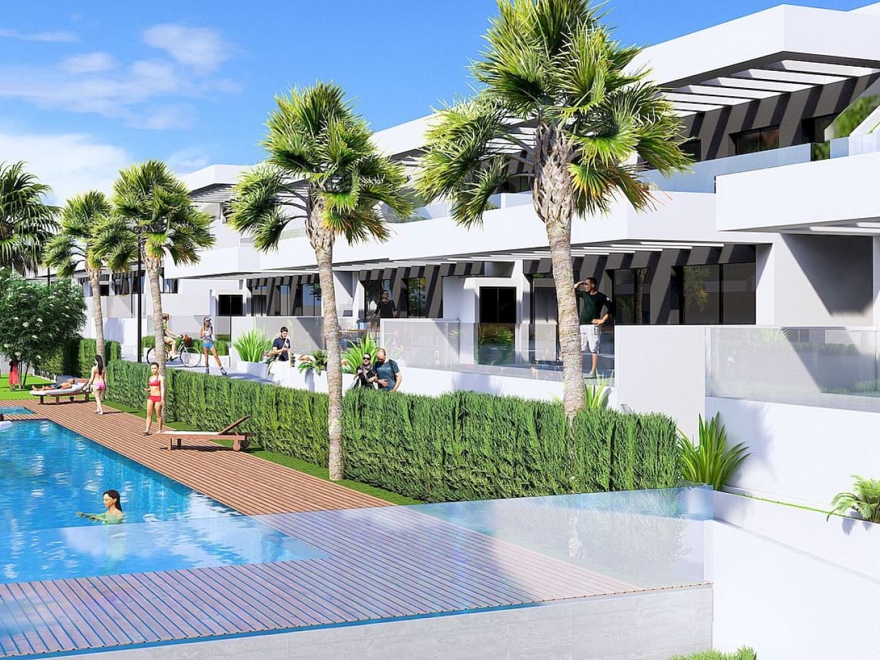 2 soverom Rekkehus til salgs i Algorfa med svømmebasseng - € 261 000 (Ref: 9318260)