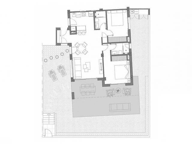 2 Zimmer Apartment zu verkaufen in Los Alcázares mit Pool - 329.000 € (Ref: 9318264)