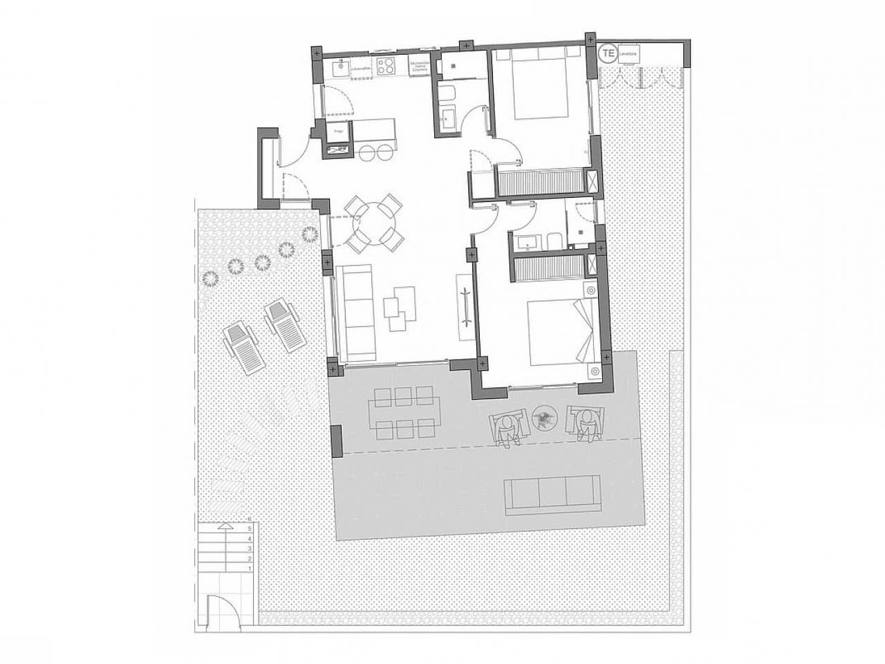 3 soveværelse Lejlighed til salg i Los Alcazares med swimmingpool - € 412.000 (Ref: 9318267)