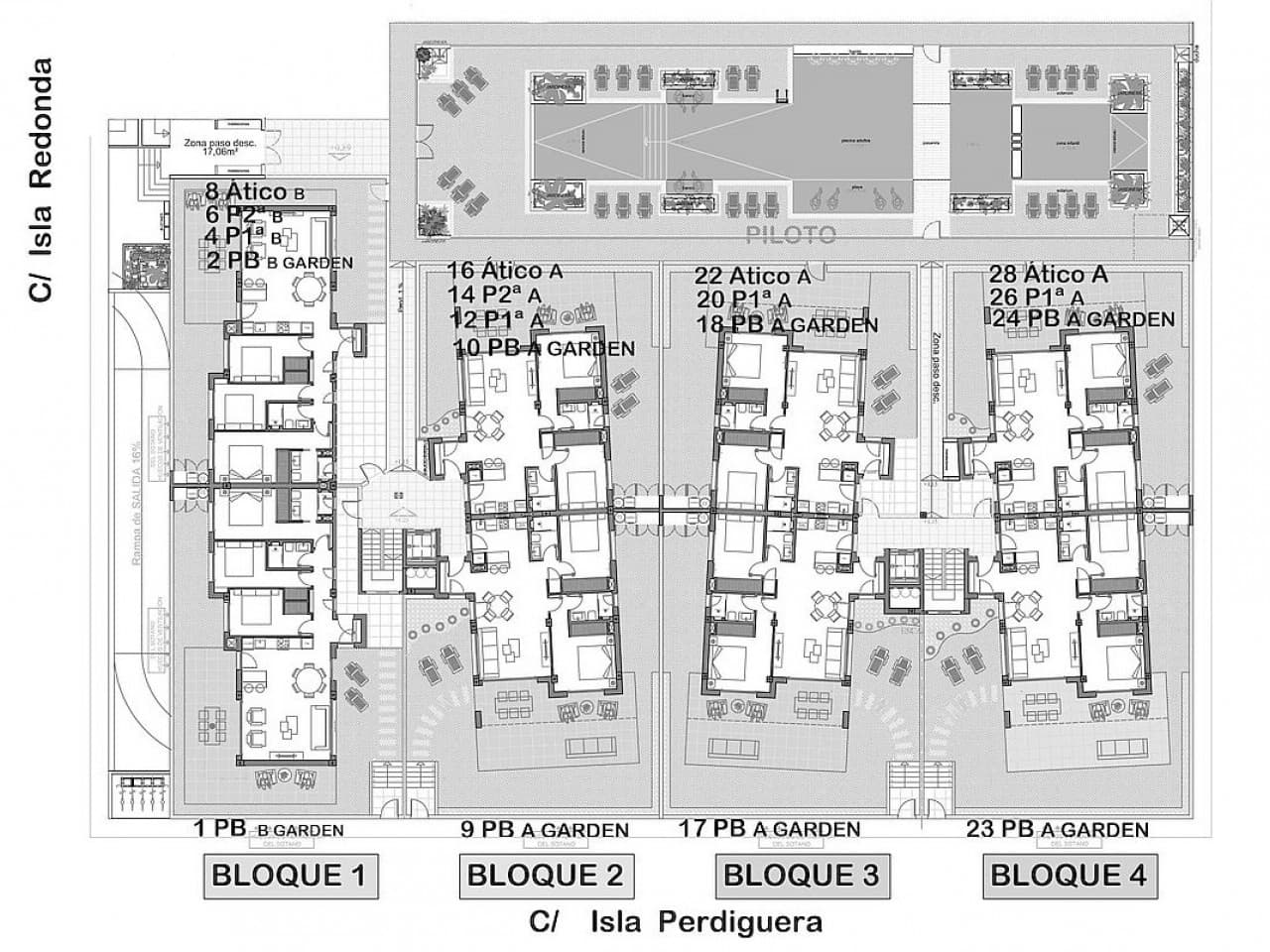 Ático de 2 habitaciones en Los Alcázares en venta con piscina - 349.000 € (Ref: 9318268)