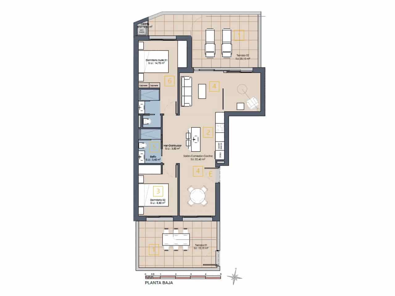 2 bedroom Apartment for sale in Los Alcazares with pool - € 299,900 (Ref: 9318278)