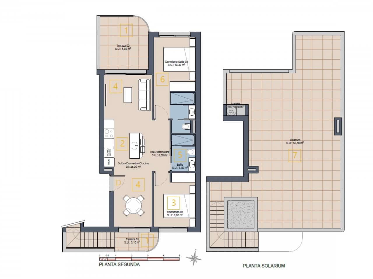 3 quarto Penthouse para venda em Los Alcazares com piscina - 419 900 € (Ref: 9318282)