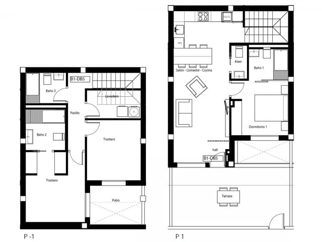 3 soveværelse Rækkehus til salg i Los Balcones med swimmingpool - € 330.000 (Ref: 9318285)
