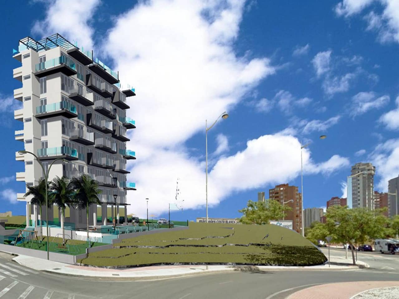 1 bedroom Apartment for sale in Benidorm with pool - € 275,000 (Ref: 9318289)