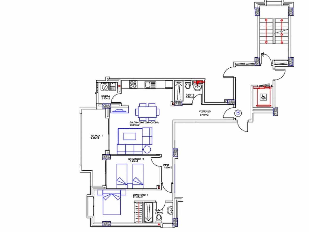 2 bedroom Apartment for sale in La Manga del Mar Menor with pool - € 213,259 (Ref: 9318290)