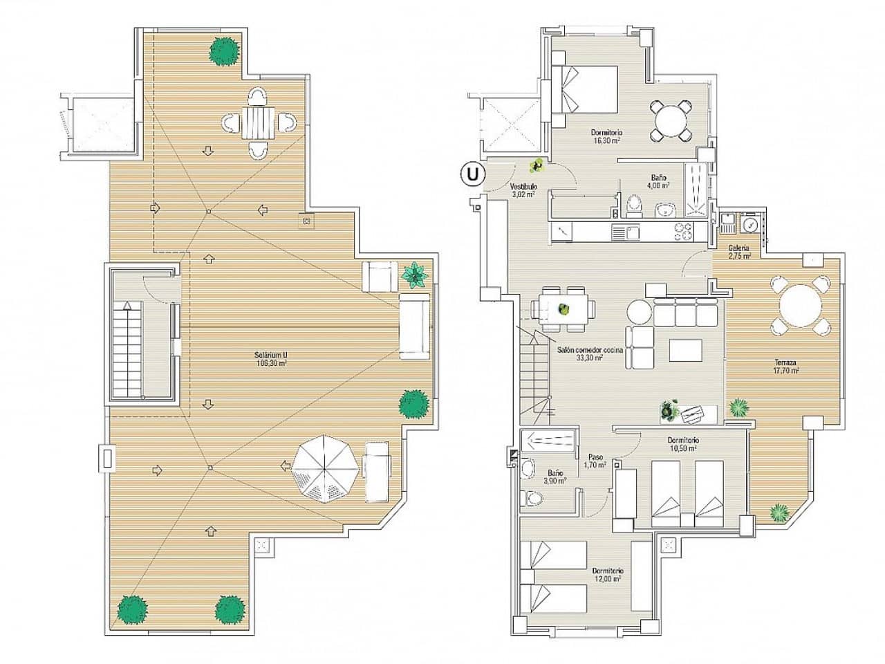 1 bedroom Apartment for sale in La Manga del Mar Menor with pool - € 205,033 (Ref: 9318291)