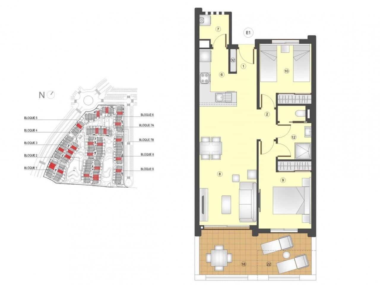 2 sovrum Takvåning till salu i San Juan de los Terreros med pool - 215 000 € (Ref: 9318301)