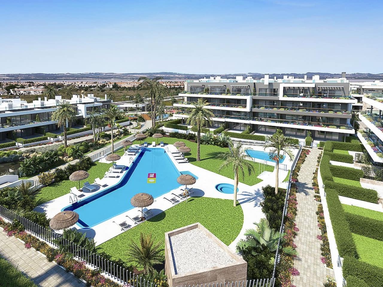 2 makuuhuone Kattohuoneisto myytävänä paikassa Torrevieja mukana uima-altaan - 328 000 € (Ref: 9318305)