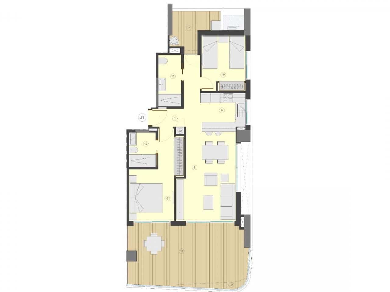1 bedroom Apartment for sale in Calpe / Calp with pool - € 435,000 (Ref: 9318311)
