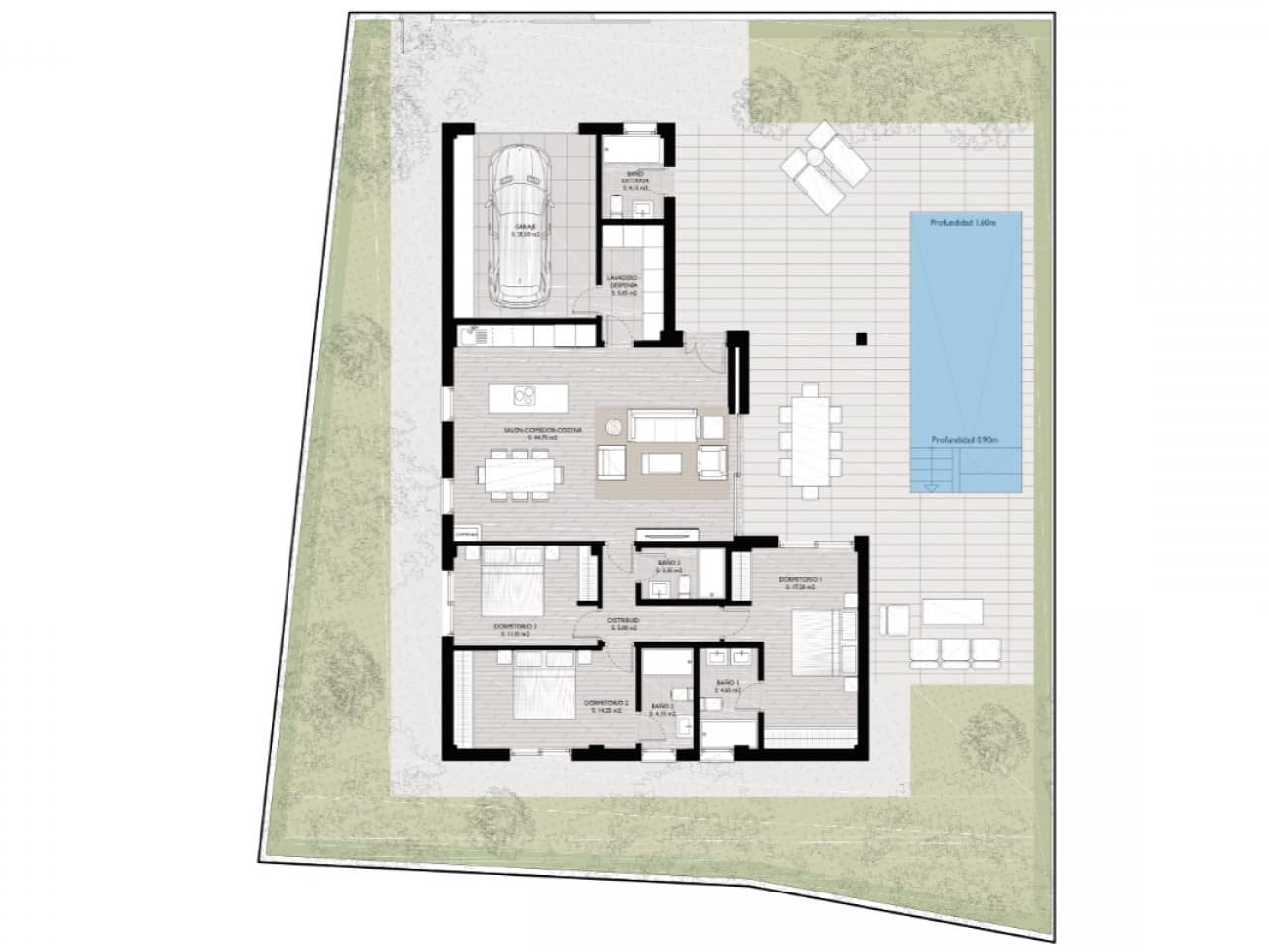 3 bedroom Villa for sale in San Pedro del Pinatar with pool - € 809,950 (Ref: 9318312)