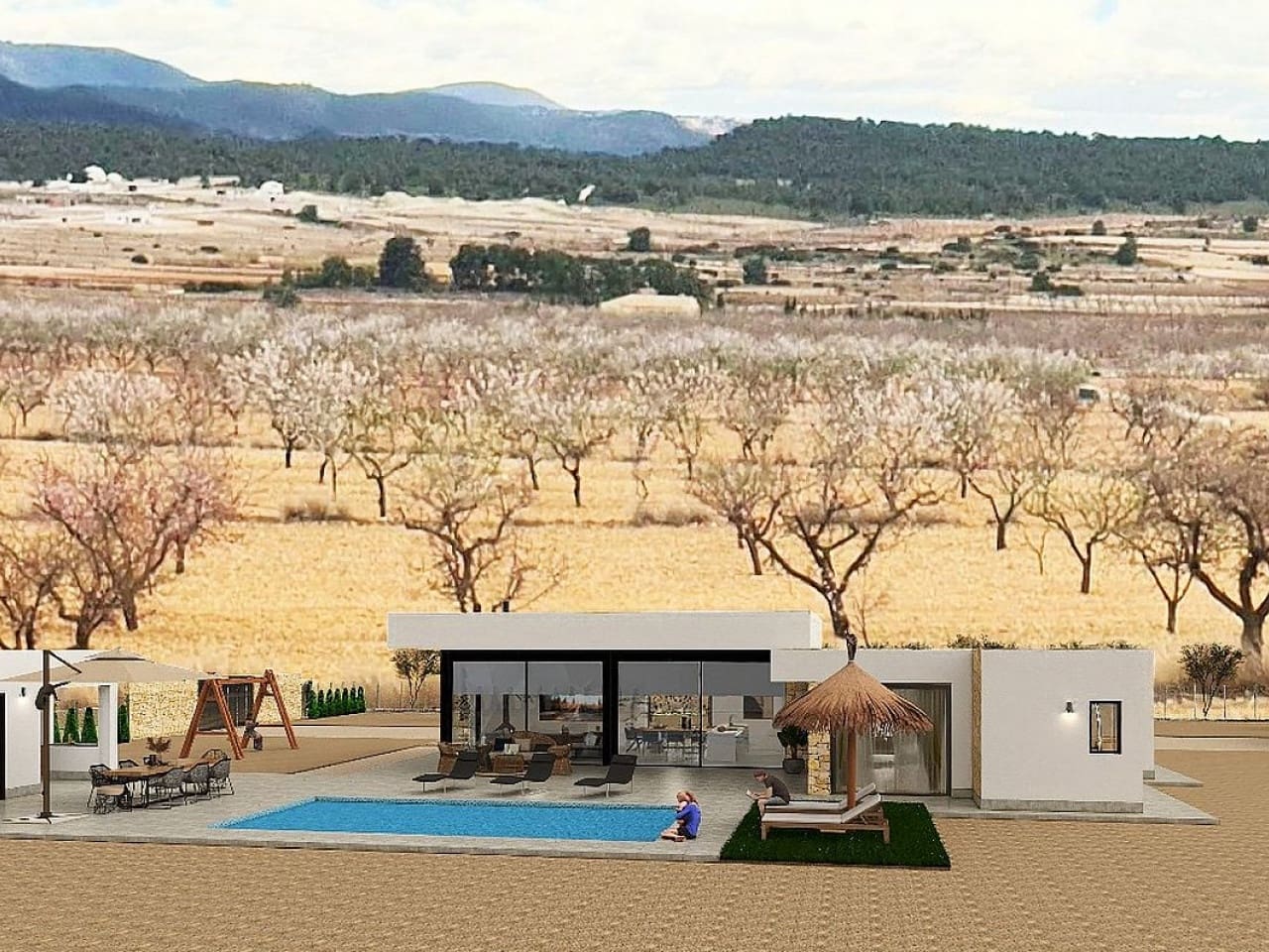 3 bedroom Villa for sale in Pinoso with pool - € 565,000 (Ref: 9318314)