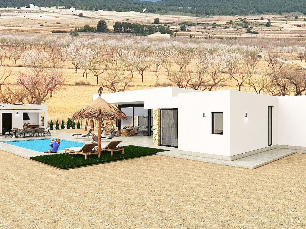 3 bedroom Villa for sale in Pinoso with pool - € 565,000 (Ref: 9318314)