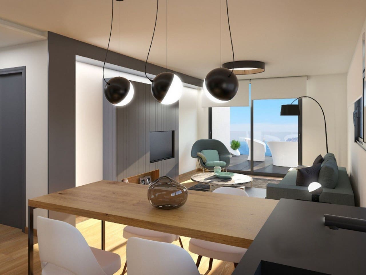 2 soverom Penthouse til salgs i Cumbre del Sol med svømmebasseng - € 476 000 (Ref: 9318319)