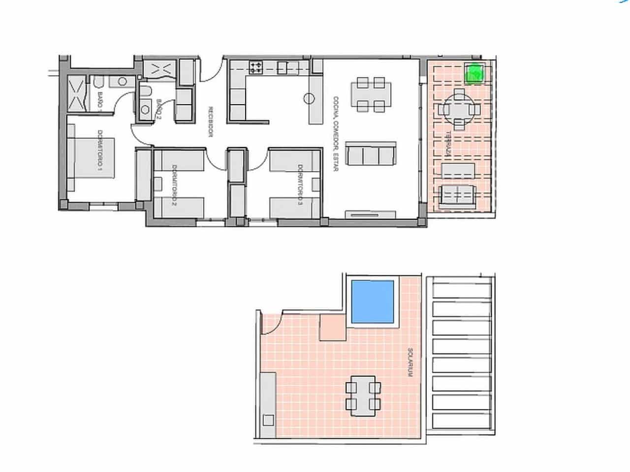 3 bedroom Apartment for sale in El Raso with pool - € 299,900 (Ref: 9318323)