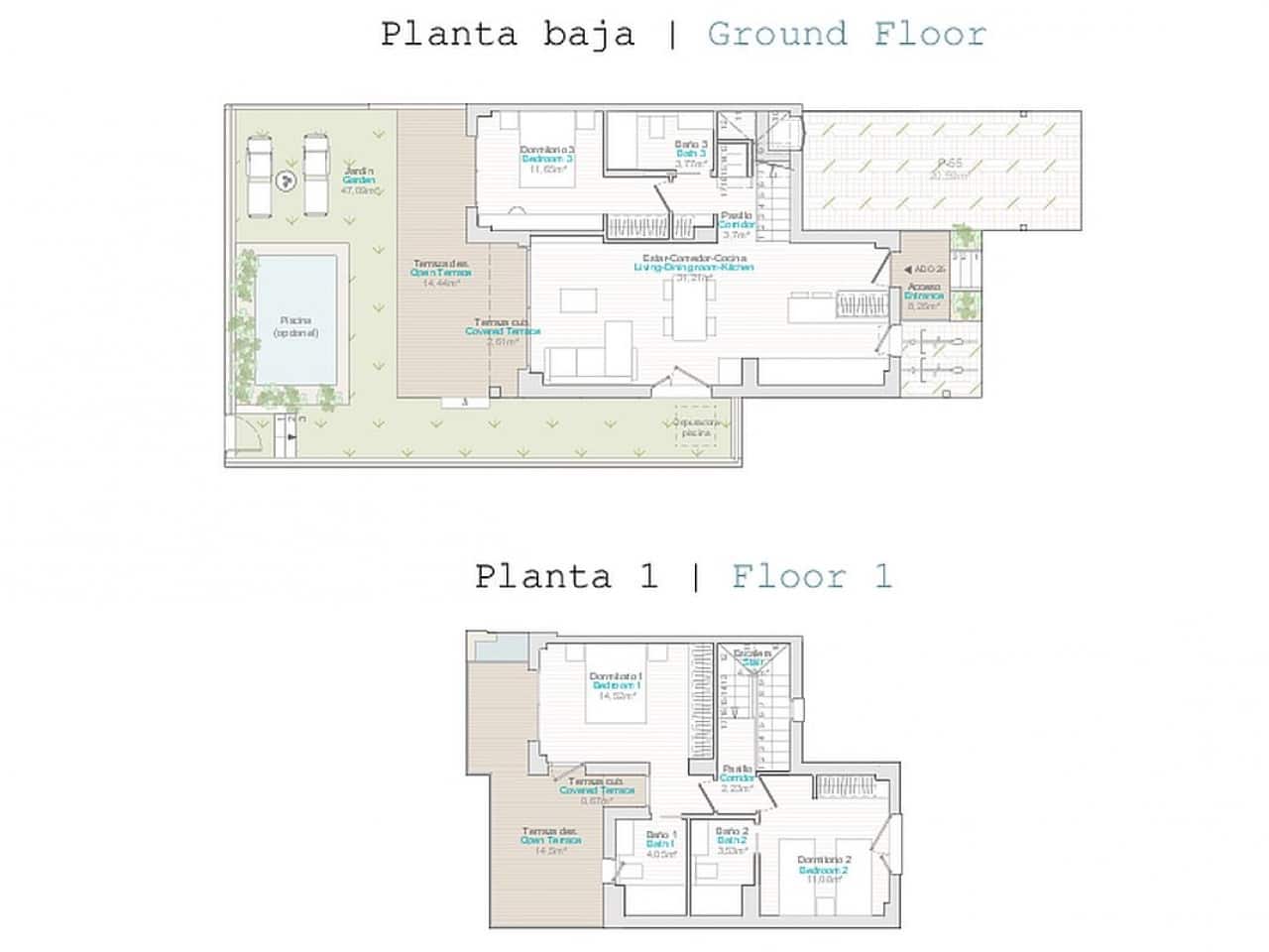 3 soveværelse Byhus til salg i Denia med swimmingpool - € 434.000 (Ref: 9318327)